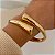 Bracelete 2 Fios Finesse Banhado a Ouro 18k - Imagem 4
