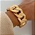 Bracelete Elos de Ouro Banhado a Ouro 18k - Imagem 3