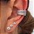 Piercing 4 Fios Ever Glow Ródio Branco - Imagem 1