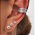 Piercing Luxo e Cristais Dream Ródio Branco - Imagem 1