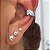 Piercing com Detalhes Lily Ródio Branco - Imagem 1