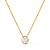 Colar Feminino Ponto de Luz Banhado a Ouro - Imagem 1
