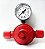 REGULADOR GÁS 9 KG MANÔMETRO VERMELHO ALIANÇA - 76501/02 VMM - Imagem 1
