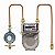 KIT MEDIDOR DE GÁS G-1.0 COM REGULADOR 7KG/H - Imagem 1