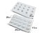 MOLDE DE SILICONE SEMIESFERA 15 CAVIDADES - Imagem 3
