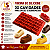MOLDE DE SILICONE PARA DOCES E SOBREMESAS 20 CAVIDADES - Imagem 3