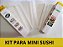 MOLDE MINI SUSHI PARA FESTAS  KIT COMPOSTO DE 3 PEÇAS - Imagem 1