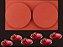 MOLDE DE SILICONE DISCO 2 CAVIDADES 14cm - Imagem 3