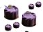 MOLDE DE SILICONE CILINDRICO COM BORDAS - Imagem 2