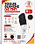 TOQUE BLANCHE TNT COM REGULAGEM COR PRETO KIT 03 PEÇAS - Imagem 1