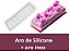 ARO INOX E MOLDE DE SILICONE PARA DOCES FRANCES  KIT 2 PEÇAS - Imagem 2