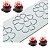 MOLDE DE SILICONE ARABESCO PARA CHOCOLATE RENDA OU TUILE M1 - Imagem 3