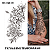 TATUAGENS TEMPORÁRIAS 3D ADESIVO TATTOO TRANSFERÊNCIA UNISEX - Imagem 4