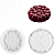 MOLDE DE SILICONE COM DETALHES CORAÇÃO PARA SOBREMESAS - Imagem 5