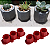 MOLDE DE SILICONE PARA VASOS VELAS RESINA GESSO E DOCES - Imagem 3