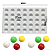 MOLDE DE SILICONE SEMIESFERA 35 CAVIDADES - Imagem 2