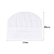 TOQUE BLANCHE TNT KIT COM 10 UNIDADES - Imagem 2