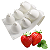 MOLDE DE SILICONE  MORANGOS G 08 CAVIDADES - Imagem 3