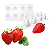 MOLDE DE SILICONE  MORANGOS G 08 CAVIDADES - Imagem 6