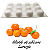 MOLDE DE SILICONE MINI LARANJA 12 CAVIDADES - Imagem 1