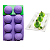 MOLDE DE SILICONE SEMI ESFERA 08 CAVIDADES 65MM - Imagem 2