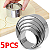 CORTADOR INOX PARA SABLE E BISCOITOS KIT 5 PEÇAS - Imagem 1