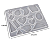 MOLDE DE SILICONE BRINCOS PARA RESINA 14 M - Imagem 1