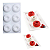 MOLDE DE SILICONE COM 06 CAVIDADES PARA DOCES FRANCÊS - Imagem 3