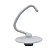 MISTURADOR GANCHO DA BATEDEIRA KITCHEN AID KSM150 - Imagem 5