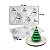 MOLDE DE SILICONE ÁRVORE DE NATAL PARA MONTAR - Imagem 3