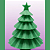 MOLDE DE SILICONE ÁRVORE DE NATAL PARA MONTAR - Imagem 2
