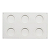 MOLDE DE SILICONE 06 CAVIDADES PARA DOCES - Imagem 1