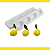 FORMA DE SILICONE 3D LIMÃO SICILIANO 04 CAVIDADES - Imagem 3