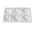 MOLDE DE SILICONE MAÇÃ 06 CAVIDADES - Imagem 1
