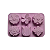 MOLDE DE SILICONE FLOR DE LIS 06 CAVIDADES - Imagem 1