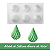 FORMA DE SILICONE ARVORE NATAL 06 CAVIDADES - Imagem 2
