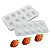 MOLDE DE SILICONE FRAMBOESA 34 CONJUNTO 2 PEÇAS - Imagem 4