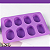 FORMA DE SILICONE OBLONGO 8 CAVIDADES - Imagem 5