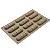 MOLDE DE SILICONE ECLAIR 12 CAVIDADES - Imagem 1