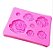 MOLDE SILICONE 3D ROSAS 07 CAVIDADES PARA PASTA AMERICANA - Imagem 3