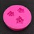 MINI MOLDE SILICONE 3D PARA PASTA AMERICANA 4.7X1.5CM - Imagem 2