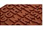 MOLDE DE SILICONE LETRAS DO ALFABETO PARA CHOCOLATE - Imagem 4