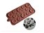 MOLDE DE SILICONE BOTÃO 3D PARA CHOCOLATE E DECORAÇÃO - Imagem 1