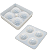 MOLDE DE SILICONE LICHIA 3D 4 CAVIDADES CONJUNTO COM 2 PEÇAS - Imagem 5