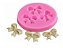 MOLDE SILICONE LACINHO 03 CAVIDADES PARA DECORAÇÃO - Imagem 1