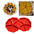 MOLDE DE SILICONE WAFFLE CORAÇÃO 04 DIVISÕES - Imagem 2