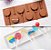 MOLDE DE SILICONE PIRULITO LISO 06 CAVIDADES 3.5cm - Imagem 2
