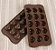 MOLDE SILICONE CORAÇÃO 15 CAVIDADES PARA CHOCOLATE - Imagem 1