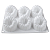 FORMA DE SILICONE FRAMBOESA 06 CAVIDADES PARA SOBREMESAS - Imagem 5