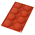 MOLDE DE SILICONE SEMIESFERA 8 CAVIDADES - Imagem 1